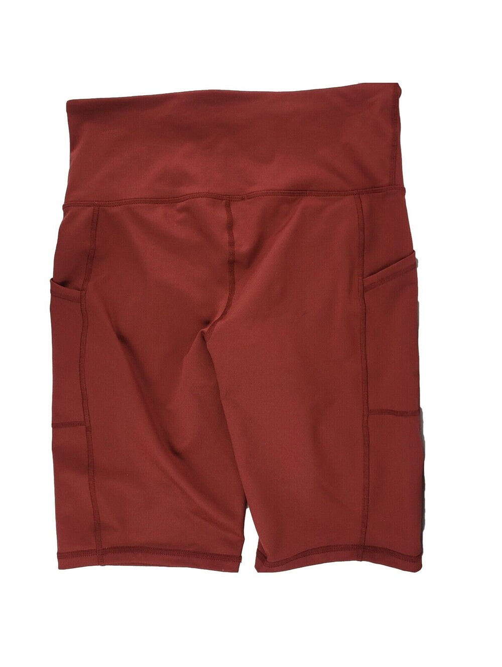 Ideology Womens Activewear High-Rise Pocket Bike Shorts Size M